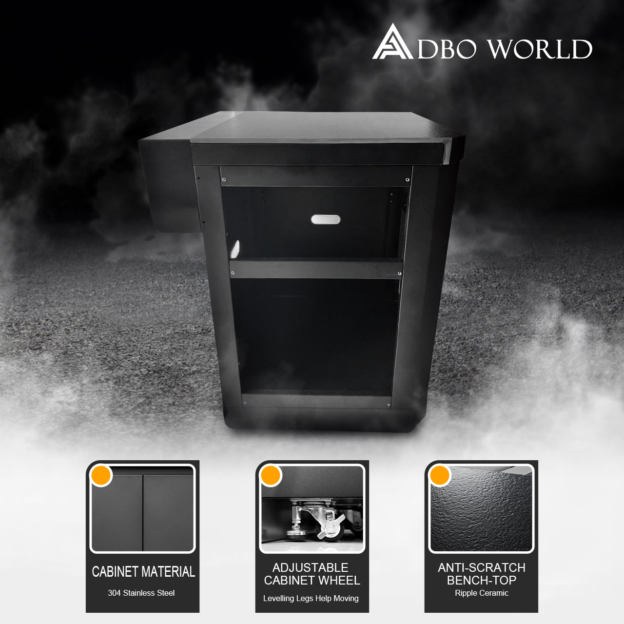 Aspire Corner 90 degree Cabinet