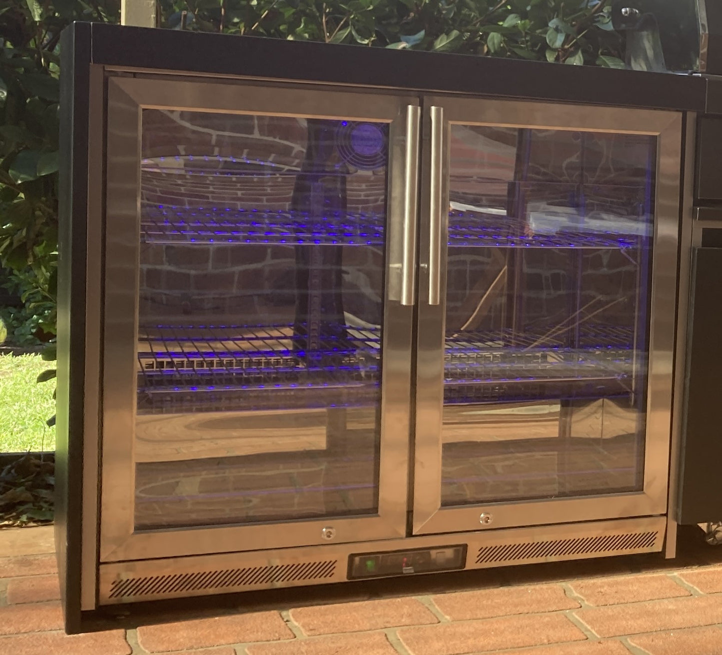 Aspire 6 Burner LPG GAS Combination with Grill cabinet, Double door Refridgerator, and Sink Cabinets