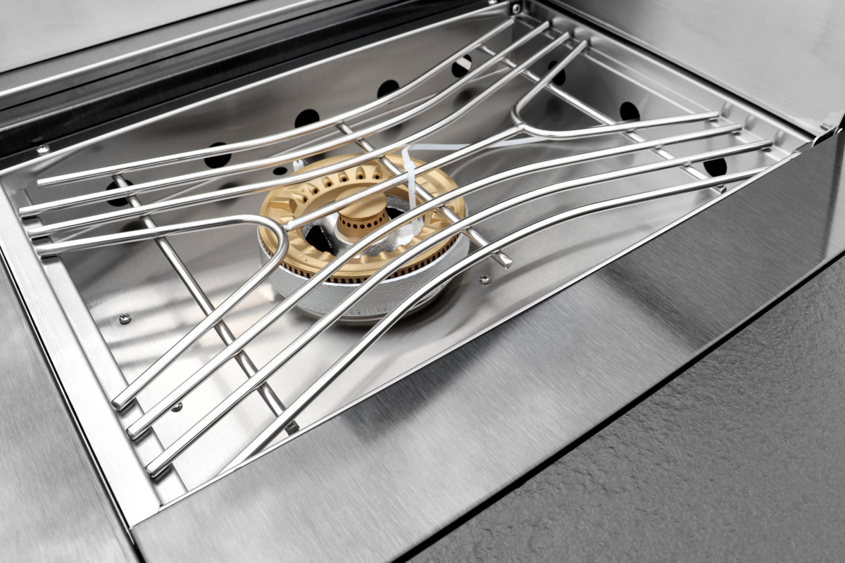 Aspire 6 Burner LPG with Rear & Side Burners